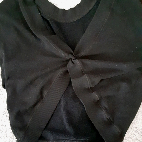 aerie offline twist back sweatshirt